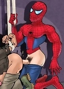 Spiderman hunts pussy